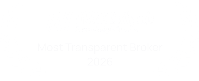 Most Transparent Broker 2026, awarded by FOREX Daily Info